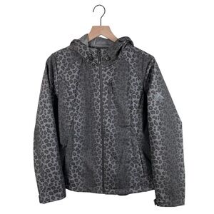 ZeroXposur Women's Leopard Print Hooded Softshell Jacket Coat Size Large Outdoor